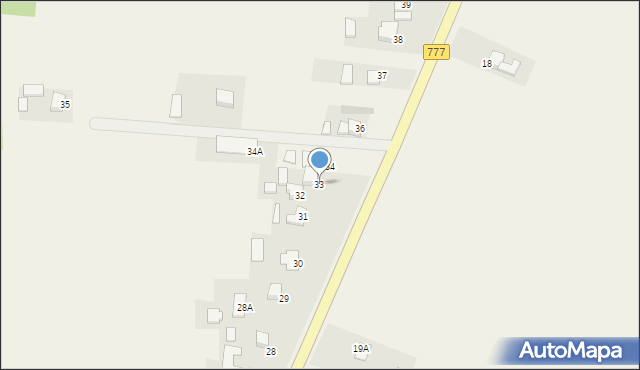 Rzeczyca Mokra, Rzeczyca Mokra, 33, mapa Rzeczyca Mokra