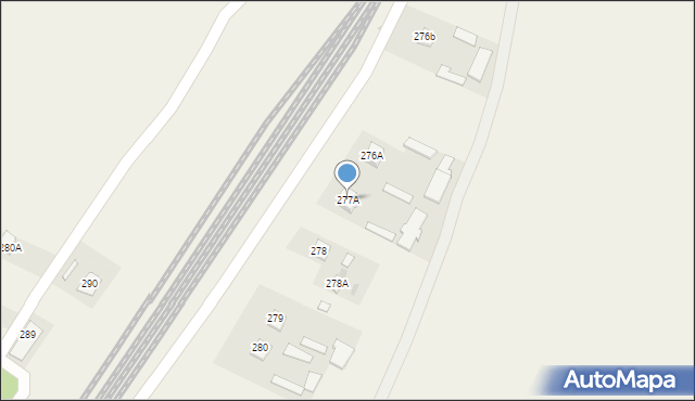 Rzeczyca Ziemiańska, Rzeczyca Ziemiańska, 277A, mapa Rzeczyca Ziemiańska