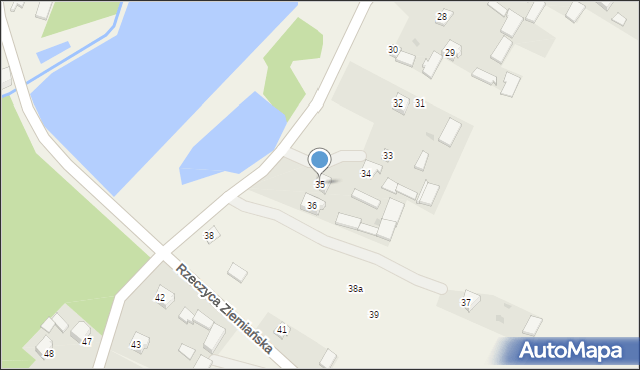 Rzeczyca Ziemiańska, Rzeczyca Ziemiańska, 35, mapa Rzeczyca Ziemiańska