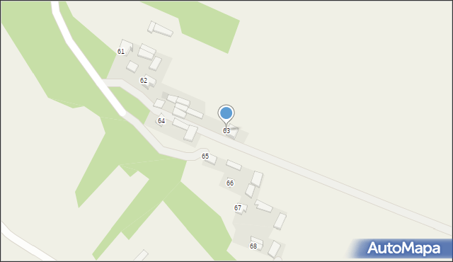 Rzeczyca Ziemiańska, Rzeczyca Ziemiańska, 63, mapa Rzeczyca Ziemiańska