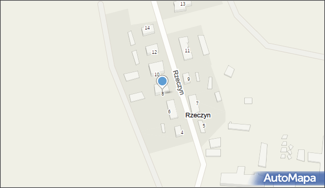 Rzeczyn, Rzeczyn, 8, mapa Rzeczyn