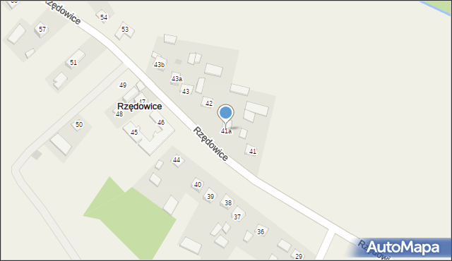 Rzędowice, Rzędowice, 41a, mapa Rzędowice