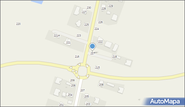 Rzędzianowice, Rzędzianowice, 217, mapa Rzędzianowice