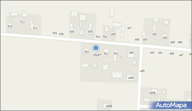 Rzędzianowice, Rzędzianowice, 501A, mapa Rzędzianowice