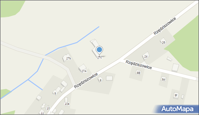Rzędziszowice, Rzędziszowice, 27c, mapa Rzędziszowice