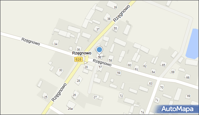 Rzęgnowo, Rzęgnowo, 56, mapa Rzęgnowo