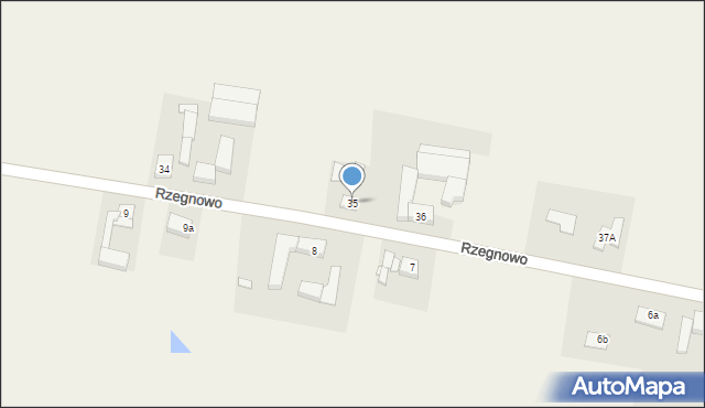 Rzegnowo, Rzegnowo, 35, mapa Rzegnowo