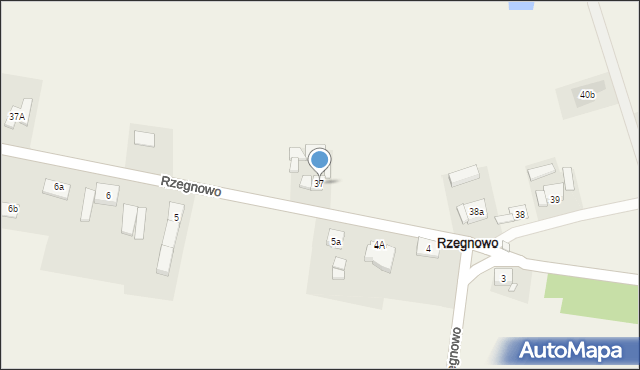 Rzegnowo, Rzegnowo, 37, mapa Rzegnowo