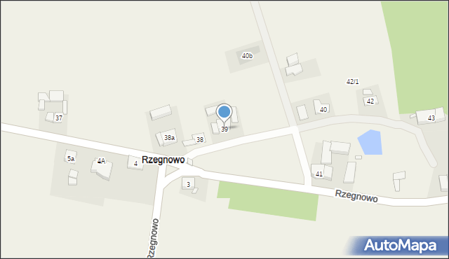 Rzegnowo, Rzegnowo, 39, mapa Rzegnowo