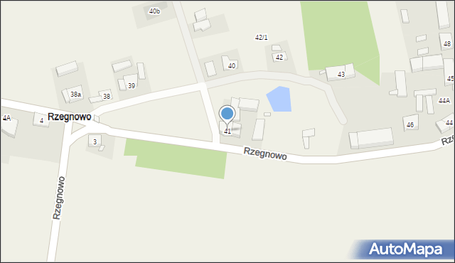 Rzegnowo, Rzegnowo, 41, mapa Rzegnowo