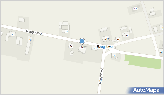 Rzegnowo, Rzegnowo, 4A, mapa Rzegnowo