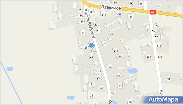 Rzejowice, Rzejowice, 27, mapa Rzejowice