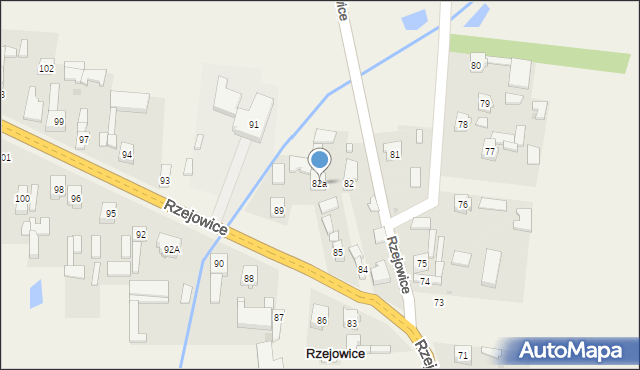 Rzejowice, Rzejowice, 82a, mapa Rzejowice