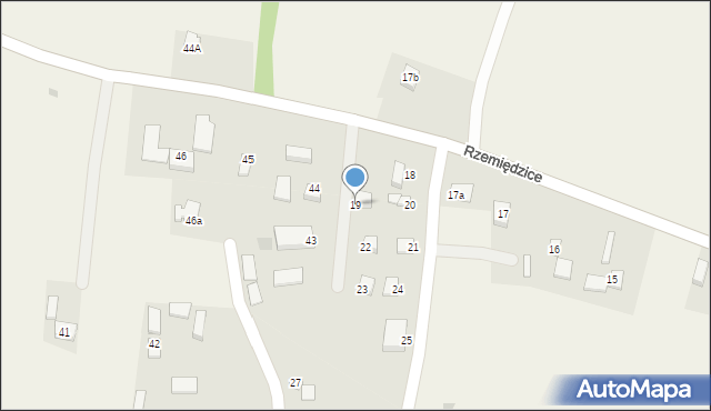 Rzemiędzice, Rzemiędzice, 19, mapa Rzemiędzice