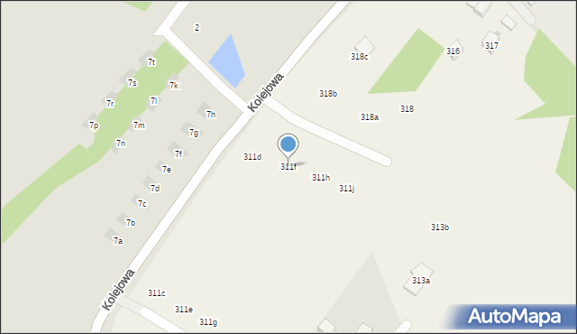 Rzemień, Rzemień, 311f, mapa Rzemień