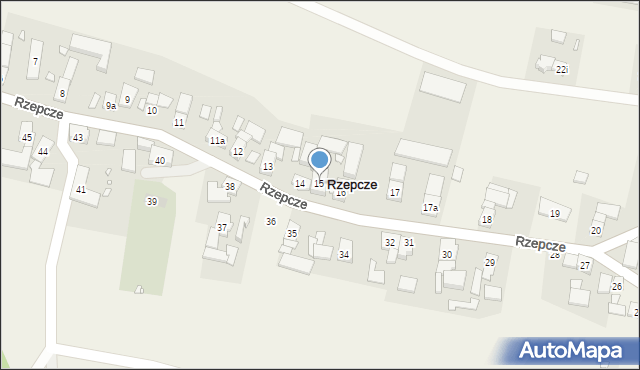 Rzepcze, Rzepcze, 15, mapa Rzepcze