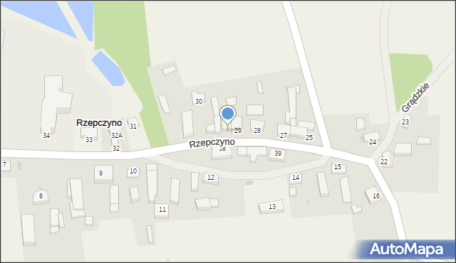 Rzepczyno, Rzepczyno, 29/1, mapa Rzepczyno