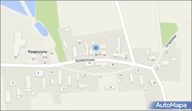 Rzepczyno, Rzepczyno, 29/2, mapa Rzepczyno