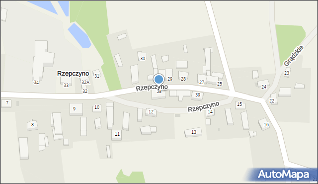 Rzepczyno, Rzepczyno, 38, mapa Rzepczyno