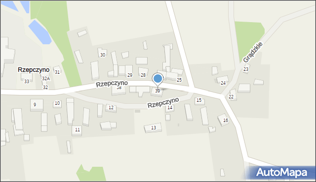 Rzepczyno, Rzepczyno, 39, mapa Rzepczyno