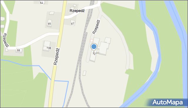 Rzepedź, Rzepedź, 72, mapa Rzepedź
