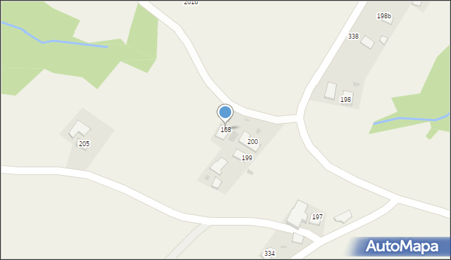 Rzepiennik Biskupi, Rzepiennik Biskupi, 168, mapa Rzepiennik Biskupi