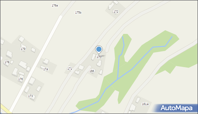 Rzepiennik Biskupi, Rzepiennik Biskupi, 170, mapa Rzepiennik Biskupi