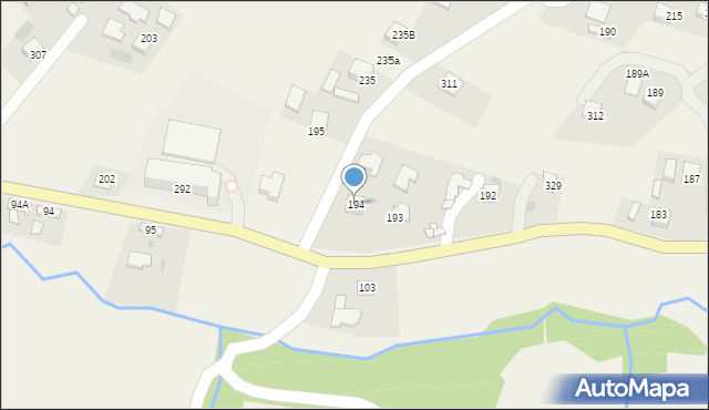 Rzepiennik Biskupi, Rzepiennik Biskupi, 194, mapa Rzepiennik Biskupi