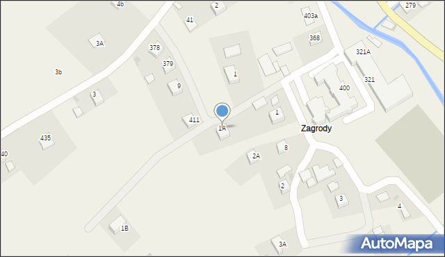 Rzepiennik Biskupi, Rzepiennik Biskupi, 1A, mapa Rzepiennik Biskupi