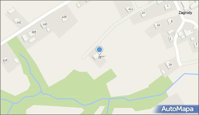Rzepiennik Biskupi, Rzepiennik Biskupi, 1B, mapa Rzepiennik Biskupi