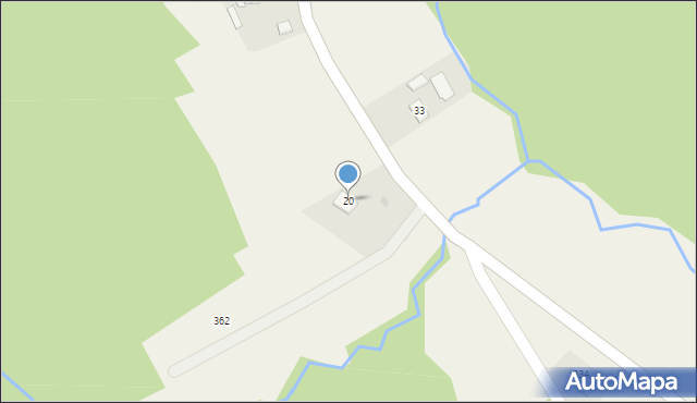 Rzepiennik Biskupi, Rzepiennik Biskupi, 20, mapa Rzepiennik Biskupi