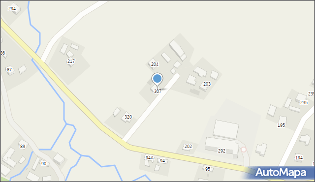 Rzepiennik Biskupi, Rzepiennik Biskupi, 307, mapa Rzepiennik Biskupi