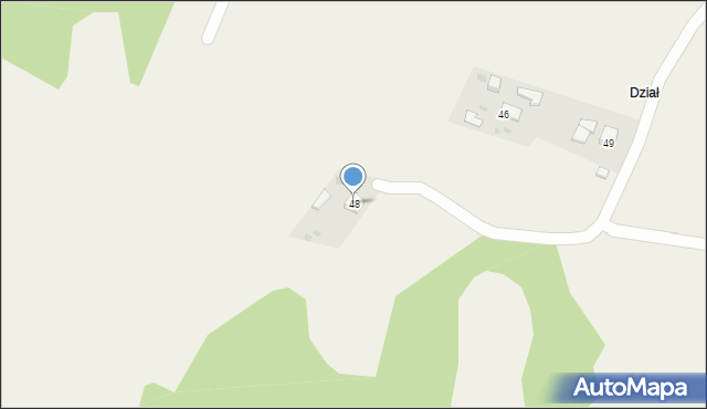 Rzepiennik Biskupi, Rzepiennik Biskupi, 48, mapa Rzepiennik Biskupi