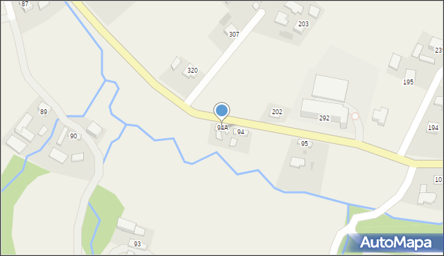 Rzepiennik Biskupi, Rzepiennik Biskupi, 94A, mapa Rzepiennik Biskupi