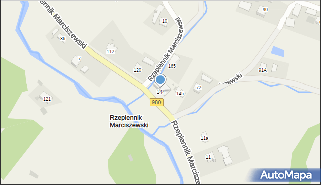 Rzepiennik Marciszewski, Rzepiennik Marciszewski, 144, mapa Rzepiennik Marciszewski