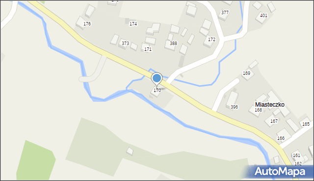 Rzepiennik Strzyżewski, Rzepiennik Strzyżewski, 170, mapa Rzepiennik Strzyżewski