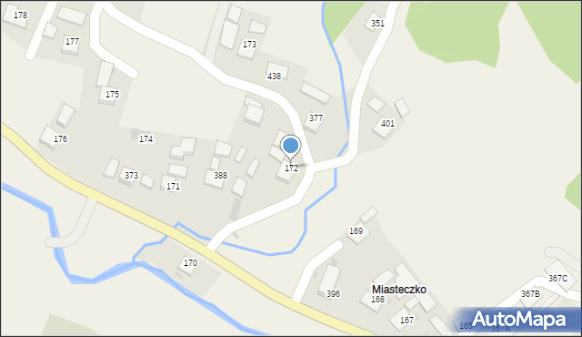 Rzepiennik Strzyżewski, Rzepiennik Strzyżewski, 172, mapa Rzepiennik Strzyżewski
