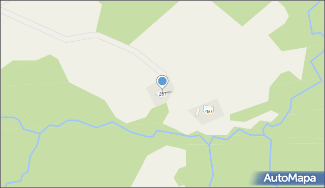 Rzepiennik Strzyżewski, Rzepiennik Strzyżewski, 267, mapa Rzepiennik Strzyżewski
