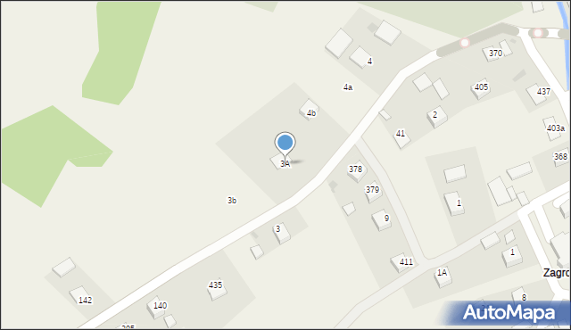 Rzepiennik Strzyżewski, Rzepiennik Strzyżewski, 3A, mapa Rzepiennik Strzyżewski