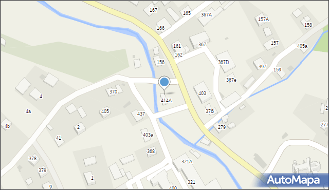 Rzepiennik Strzyżewski, Rzepiennik Strzyżewski, 414B, mapa Rzepiennik Strzyżewski