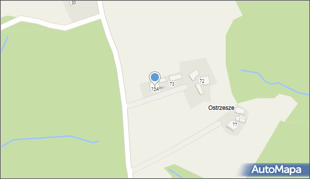Rzepiennik Strzyżewski, Rzepiennik Strzyżewski, 72A, mapa Rzepiennik Strzyżewski