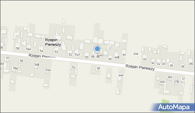 Rzepin Pierwszy, Rzepin Pierwszy, 48, mapa Rzepin Pierwszy