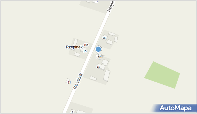 Rzepinek, Rzepinek, 15A, mapa Rzepinek