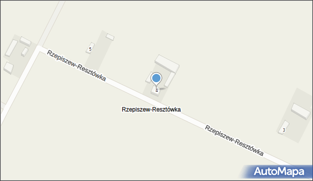 Rzepiszew-Resztówka, Rzepiszew-Resztówka, 4, mapa Rzepiszew-Resztówka