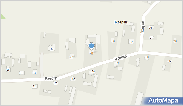 Rzeplin, Rzeplin, 28, mapa Rzeplin