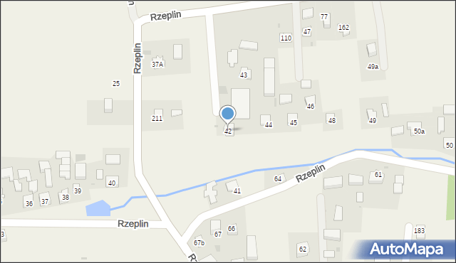 Rzeplin, Rzeplin, 42, mapa Rzeplin