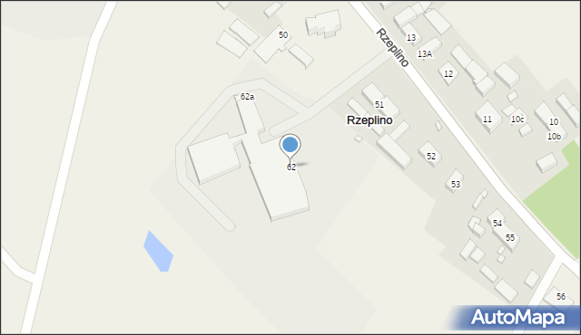 Rzeplino, Rzeplino, 62, mapa Rzeplino