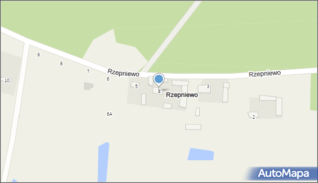 Rzepniewo, Rzepniewo, 4, mapa Rzepniewo