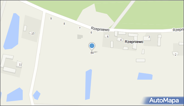 Rzepniewo, Rzepniewo, 6A, mapa Rzepniewo