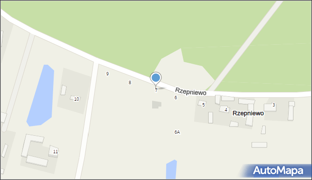 Rzepniewo, Rzepniewo, 7, mapa Rzepniewo